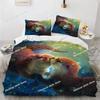 3D Animal Duvet Cover Microfiber Wolf Fox Elk Bedding Set Wild Animals Comforter Cover King Queen For Teen Adults Bedroom Decor
