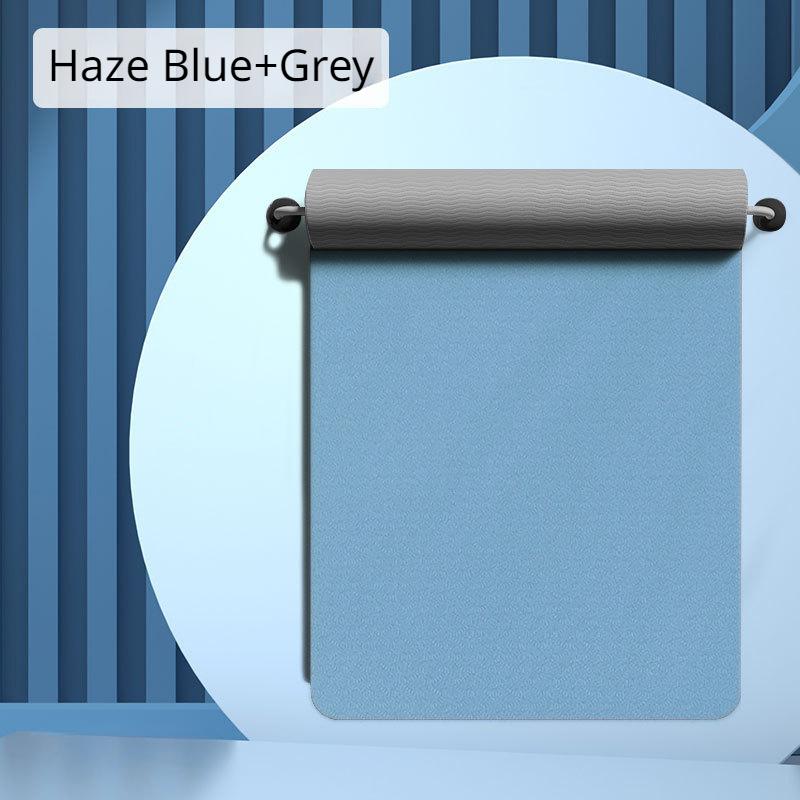 Environmentally Friendly TPE Yoga Mat Thickened High-density Waterproof Fitness Mat Household Anti-skid and Shock-absorbing Dance Mat