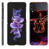 Anime Pokemon Japan Cell Case For Samsung Galaxy Z Flip 3 4 5G Fashion Z Flip3 Luxury Black Hard Back Phone Coque Cover