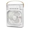 5-Hole Spray Fan Home Office Desktop Misting Humidifier Cooler Fan with Light Plug-in Humidification Portable Desk Fan