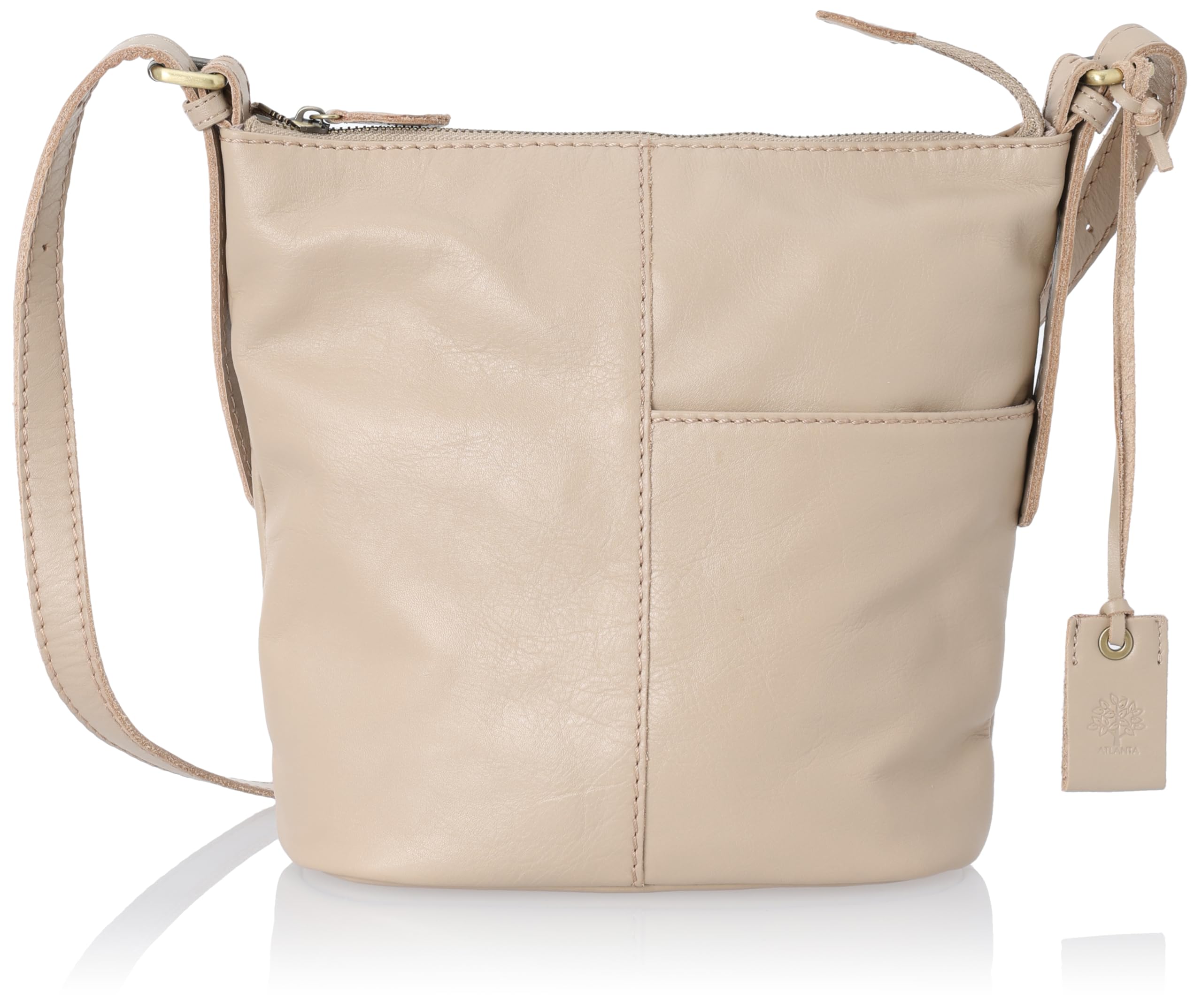 

Peaks Peak Women s Cowhide Shoulder Bag, Beige, YT-3933