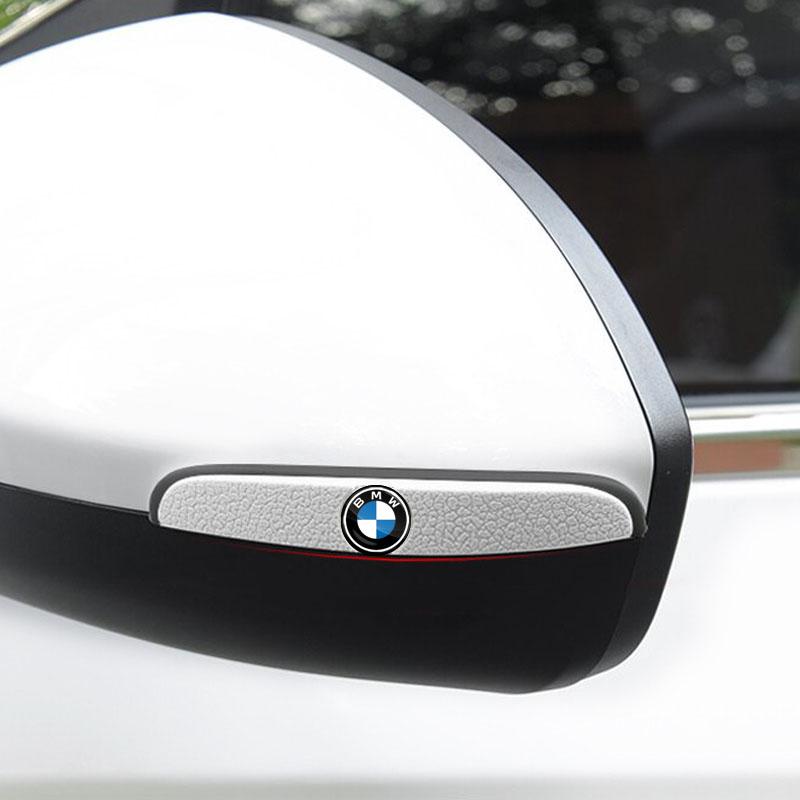 4Pcs Car Door Anti-Collision Strip Rearview Mirror Protection Sticker For BMW F30 F01 F10 F35 F15 F16 F18 E39 E46 E90 E36 E60