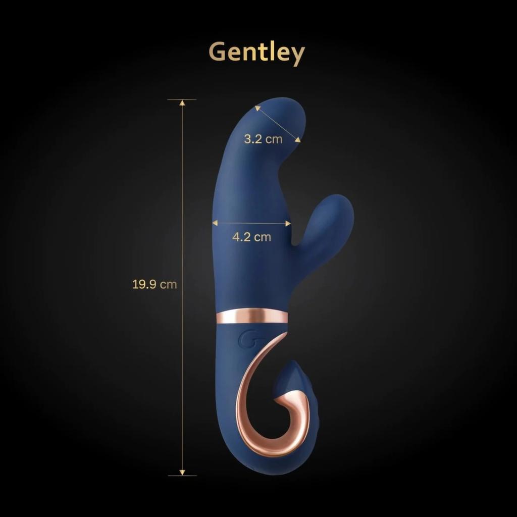Gvibe - Gentle G-Spot and Clitoral Vibrator Caribbean Blue