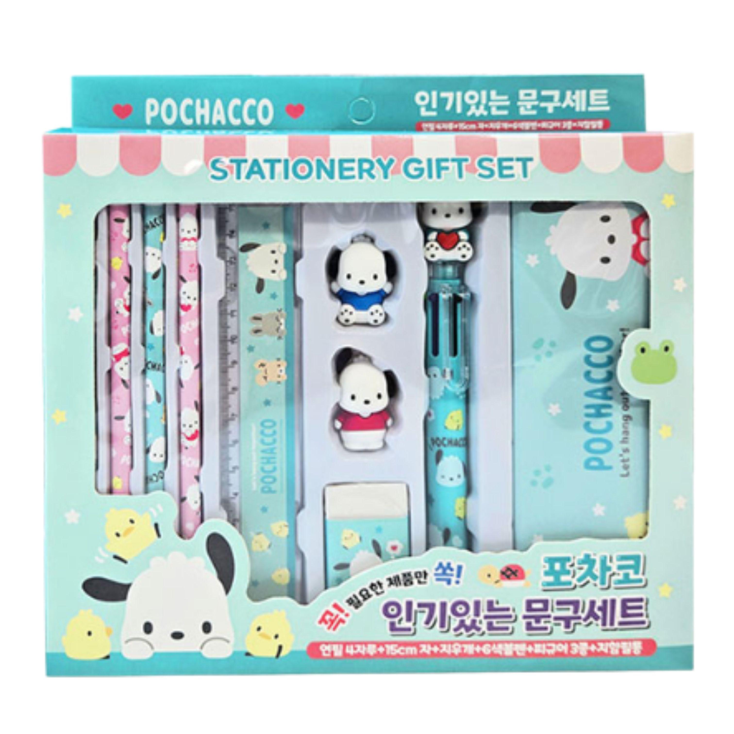 

Популярный набор канцелярских принадлежностей с персонажами Sanrio