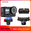 Flymile Quick-Release Base Magnetic Mount Bracket 360° Rotate Adjustable Adapter Base for DJI Action 6/Osmo Nano Accessories