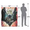 Batman Silky Leaping Soft Touch Blanket