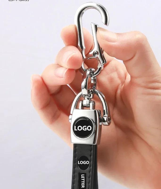 Leather Durable Car Keys Rings Buckle Holder for Lexus Ct200h GX460 GS GX GC ES IS LS LX NX RX RC UX Fsport Keychain accessories