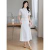 D.F.DEAR Women's New Chinese Style Pankou Two-Piece Set