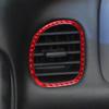 For Chevrolet Corvette C5 1998-2004 2x Red Carbon Fiber Co-Pilot Air Vent Cover