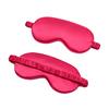 AUGEN Mulberry Silk Eye Mask, Super Smooth Sleep Mask And Blind Fold (14, Red, Pack of 1)