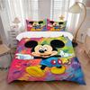 3pcs Set Mickey Mouse1pc of Quilt Cover+2pcs of Pillowcase, No Core, Print Bedding, All Seasons Bedroom Setting057