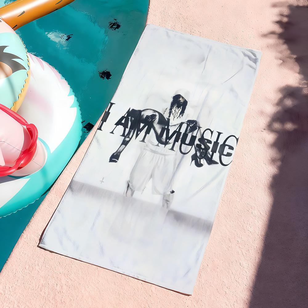 

Rapper Playboi Carti I AM MUSIC Towel Quick Dry Soft Yoga Swimming Fitness Mountain Climbing Large Beach Towels W30*H60(CM)
