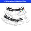 1642Pcs Connector Pins Kit,1/1.5/1.8/2.2/2.3/2.8/3.5mm Male&Female Wire Pins,Non Insulated Wire Terminal Pin Kit,Pin Crimp Plier