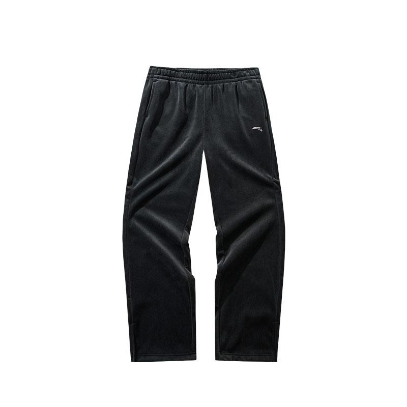 

Anta Тренировочная серия Простые Удобные Повседневные Прямые Вязаные Спортивные Брюки Женские низ Базовый-Черный 162447313N-4 S