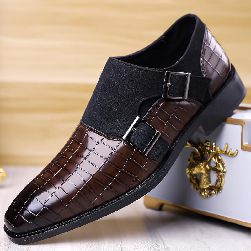 Hot-selling Men's Leather Oxford Shoes Breathable Slip-on Flats Fashion Man Casual Shoes Formal Business Shoes Holiday Loafers