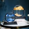 Luxury Round 3D Quicksand Art Hourglass