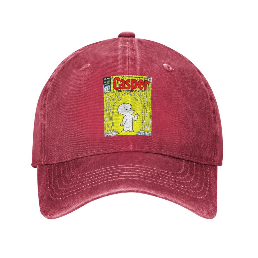 The Friendly Ghost Casper Denim Cap Casual Baseball Caps Adjustable Hat Summer Unisex Baseball Hats