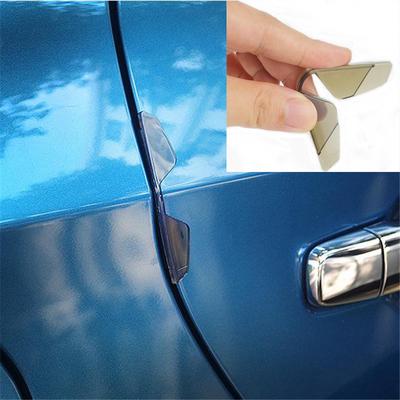 4pcs Auto Car Door Guard Bumper Buffer Edge Corner Trim Protection Strip Scratch Protector