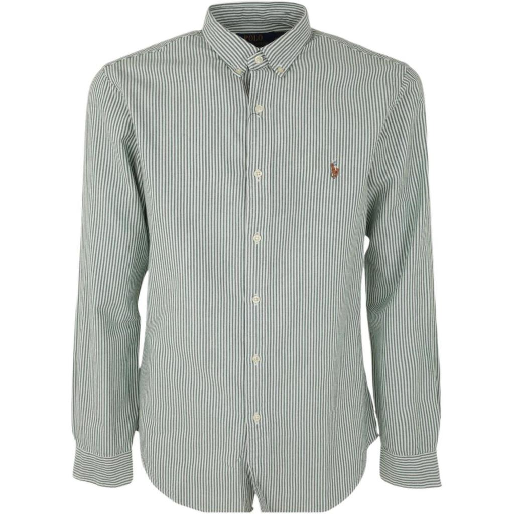 Polo Ralph Lauren FW21 Front Button Oxford Shirt Men shirts Blue 710852738-001