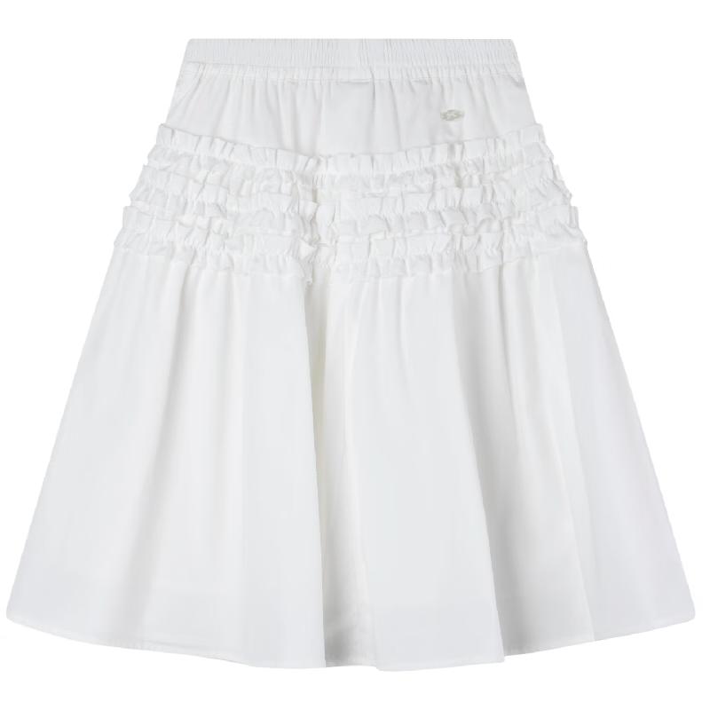 Mucmukn Girls  Lyocell Tencel Tiered Midi Skirt 170CM