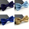 Men Classic Solid Color Bowtie Necktie Tuxedo Wedding Party Adjustable Bow Tie