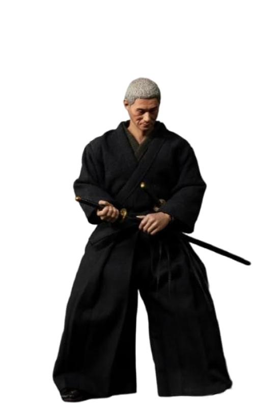 [WOLFKING] WK89029 A 16 SAMURAI Kurobushi 2.0 Samurai Ronin 16 Scale Male Head & Costume Set Body not included.