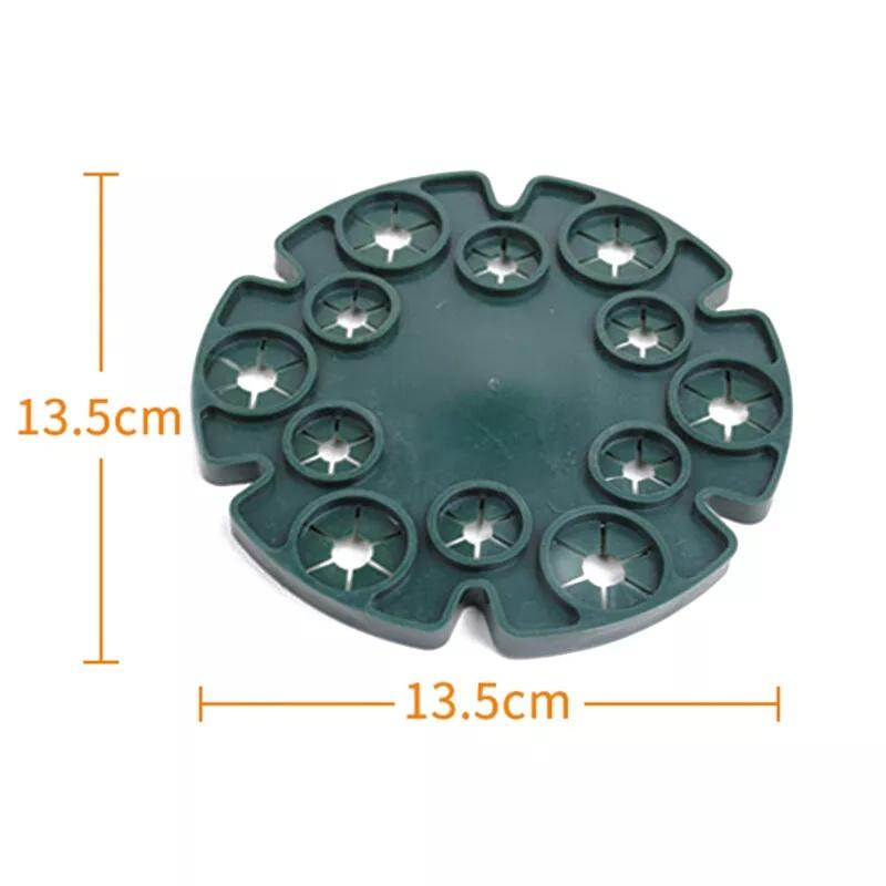 12Pcs Garden Plant Support Protection Trays Bamboo Cane Holder Balcony Plants Support Rack Connectors Garden Stake For Climbing