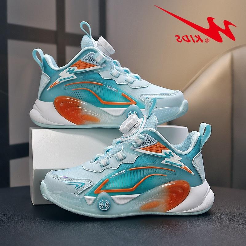 Double Star boys' basketball shoes2026New spring and autumn collection: breathable mesh sneakers for older children and teenagers