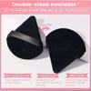 5 Stück neue dreieckige Schwamm-Puffs mit einem weichen, hautfreundlichen und zarten Make-up-Gefühl, geeignet für den Heim- oder Reisegebrauch