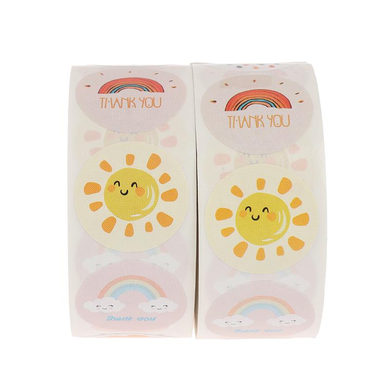 500 Stück Wetter Danke Aufkleber Siegel Etiketten Handgemacht Scrapbooking Dekoration