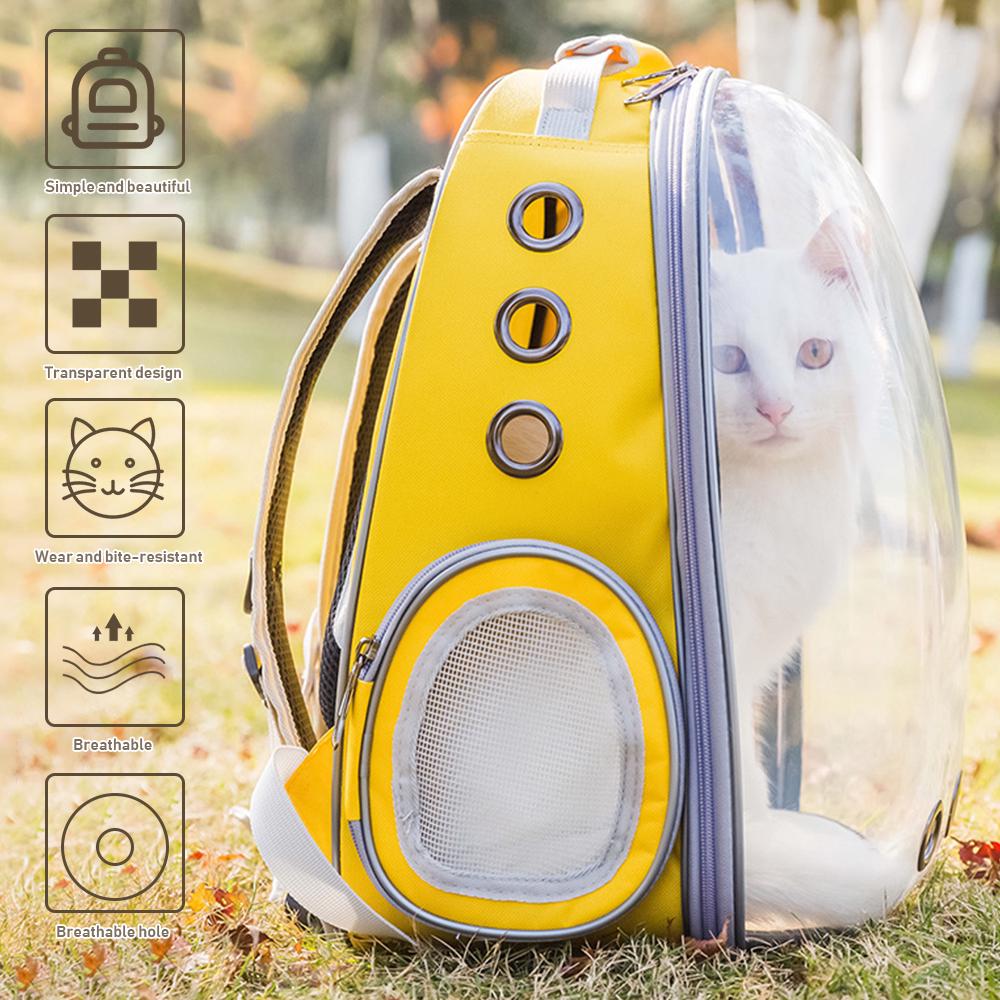 transparent backpack for cats