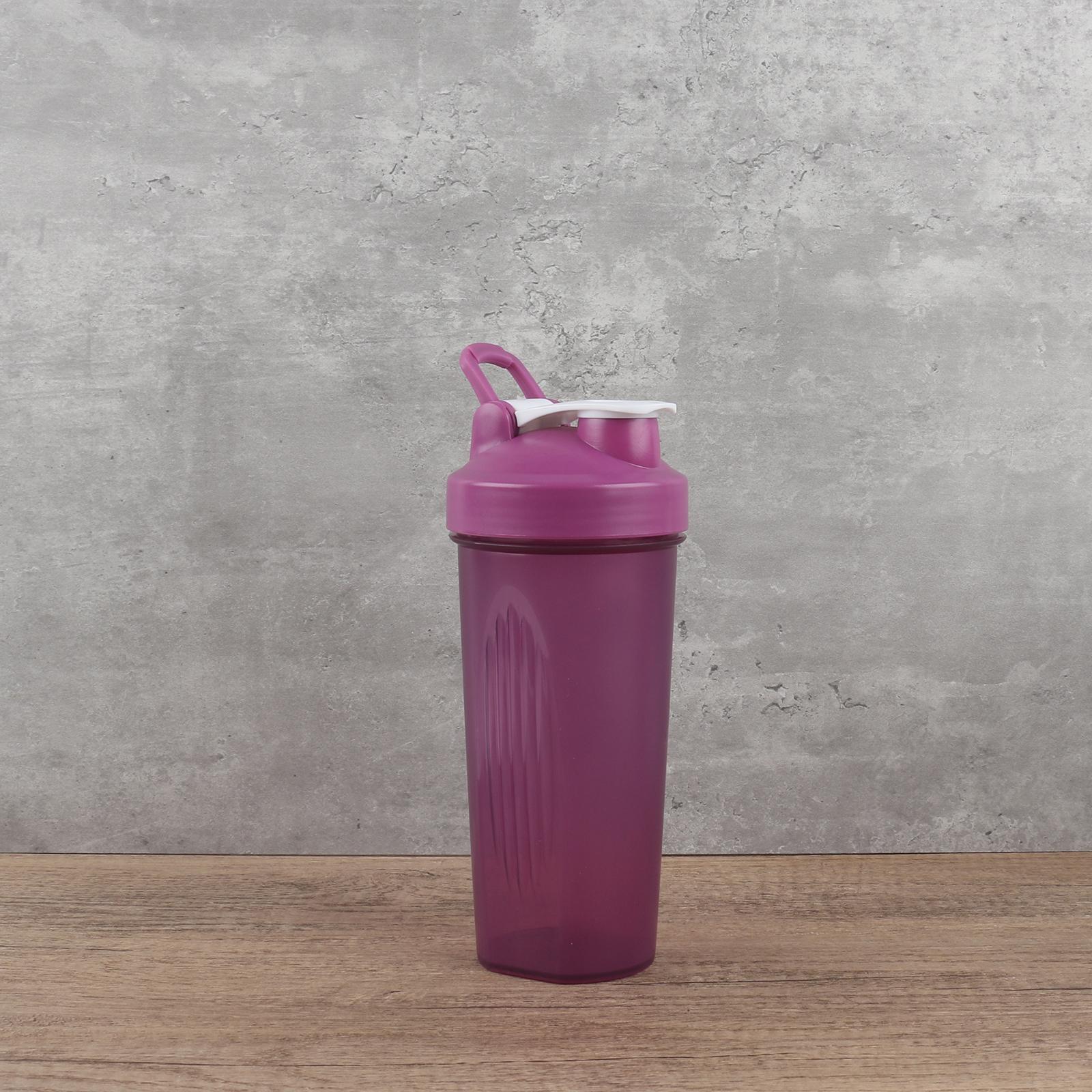 Factory Wholesale Food Grade 600ml Outdoor Gym Sports Premium Protein Shaker Water Bottle Protein Shake Cup 601-700ml фиолетовый