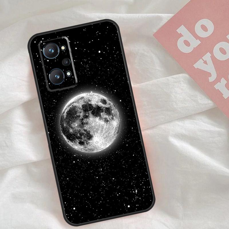 Moon Stars Space Case For Realme C65 C67 C71 C63 C61 C55 C51 C53 C35 C75 11 12 13 14 15 Pro Plus GT6 GT7 Pro