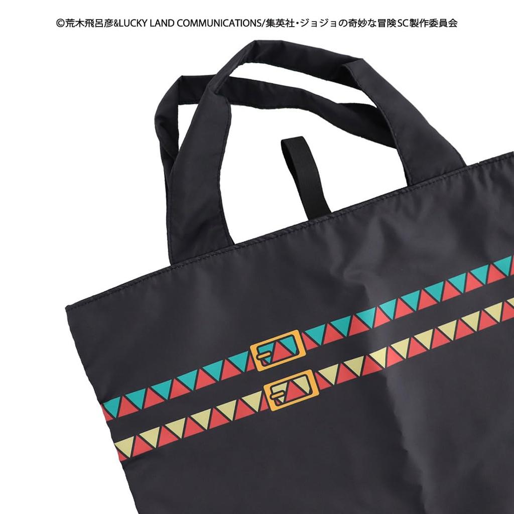 Blooming JoJo's Bizarre Adventure Stardust Crusaders Eco Bag/My Bag Jotaro Kujo (Black) [Approx. 38 X 35 X 10cm] 001020-0001-01