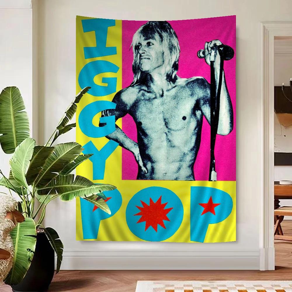 Iggy Pop Band Hanging Bohemian Tapestry Bohemian Wall Tapestries Mandala Cheap Hippie Wall Hanging