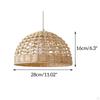 Rattan Lampshade Wicker Pendant Light Cover for Dining Room Restaurant Hotel