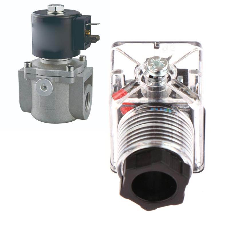 MultiPurpose Hydraulic Solenoid Coil Plug Hydraulic Valved Connector Transparent Housing Voltages Upgrading Accessories