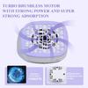 Professional Nail Dust Collector Highly Speed Airflow Silents Working Mode Space Saving Design For Home Use