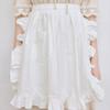 LUNALUZ STUDIO Lunaluz Half-Wrap Apron Waist Skirt
