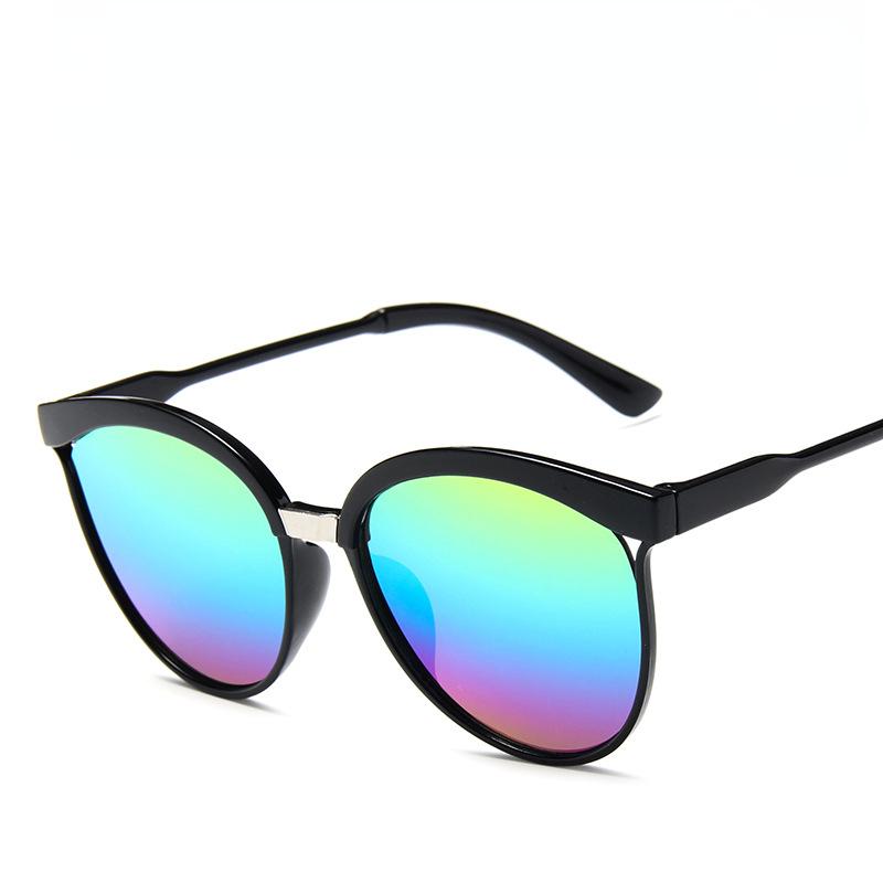Classic Retro Cat Eye Sunglasses Gradient Mirror Uv400 Protection Luxury Vintage Fashion Female Sun Glasses Outdoor