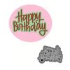 Happy Birthday Metal Cutting Dies Stencil for DIY Scrapbooking Photo Album Embossing Paper Cards Crafts Diecuts