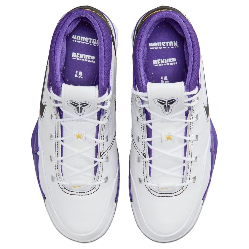 Nike Zapatillas de Baloncesto Zoom Kobe 1 de caña alta para Hombre Blancas Moradas Negras Edición 2026 IM0542-100