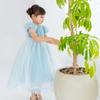 Monoii Princess Dress, Snow Queen Costume for Kids, Halloween, Christmas, Birthday, Girls, E0300 (Short Sleeves, 120cm)