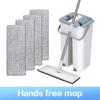 Für faule Menschen, magische Bodenreinigungsmopps, freie Hände, Spin-Reinigung, Mikrofaser-Mopp mit Eimer, flacher Quetsch-Spray-Mopp, Heim- und Küchen-Bodenreinigungswerkzeuge