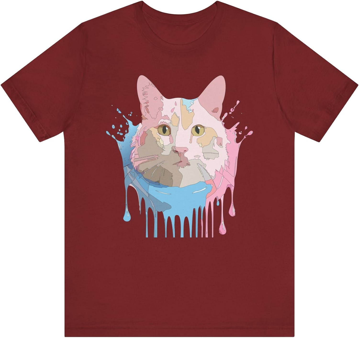 Cat Graphic Design Tee, Cat Shirt, Vintage Tees, Art Design T-Shirt, Animal Graphic Tee, Animal Shirts 2 S разноцветный
