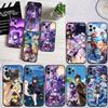 CJ60 Genshin Impact Soft Shell Phone Case for Redmi Note 10 11 12 Pro Max 10S 10C 10T 11A 11S 12S 12C