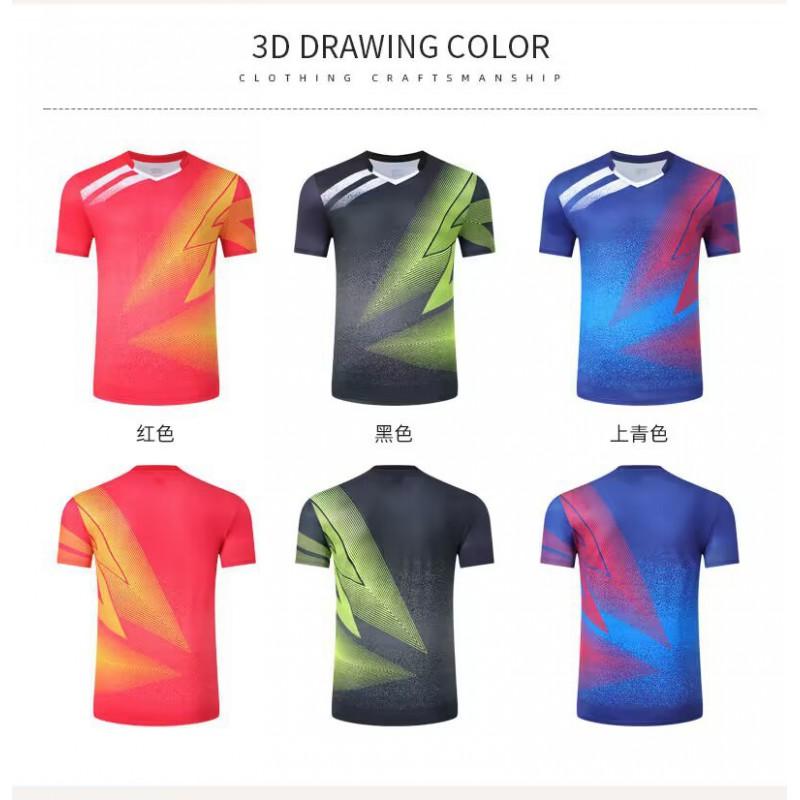 Badminton Shirts Men Women Quick Dry Breathable Sports Tops Couple Athletic Tees All