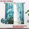 2D flat Photography Backdrop Scene Backdrop Blue Butterflies and Daisies 100% Polyester Family Party for Suitable for indoor