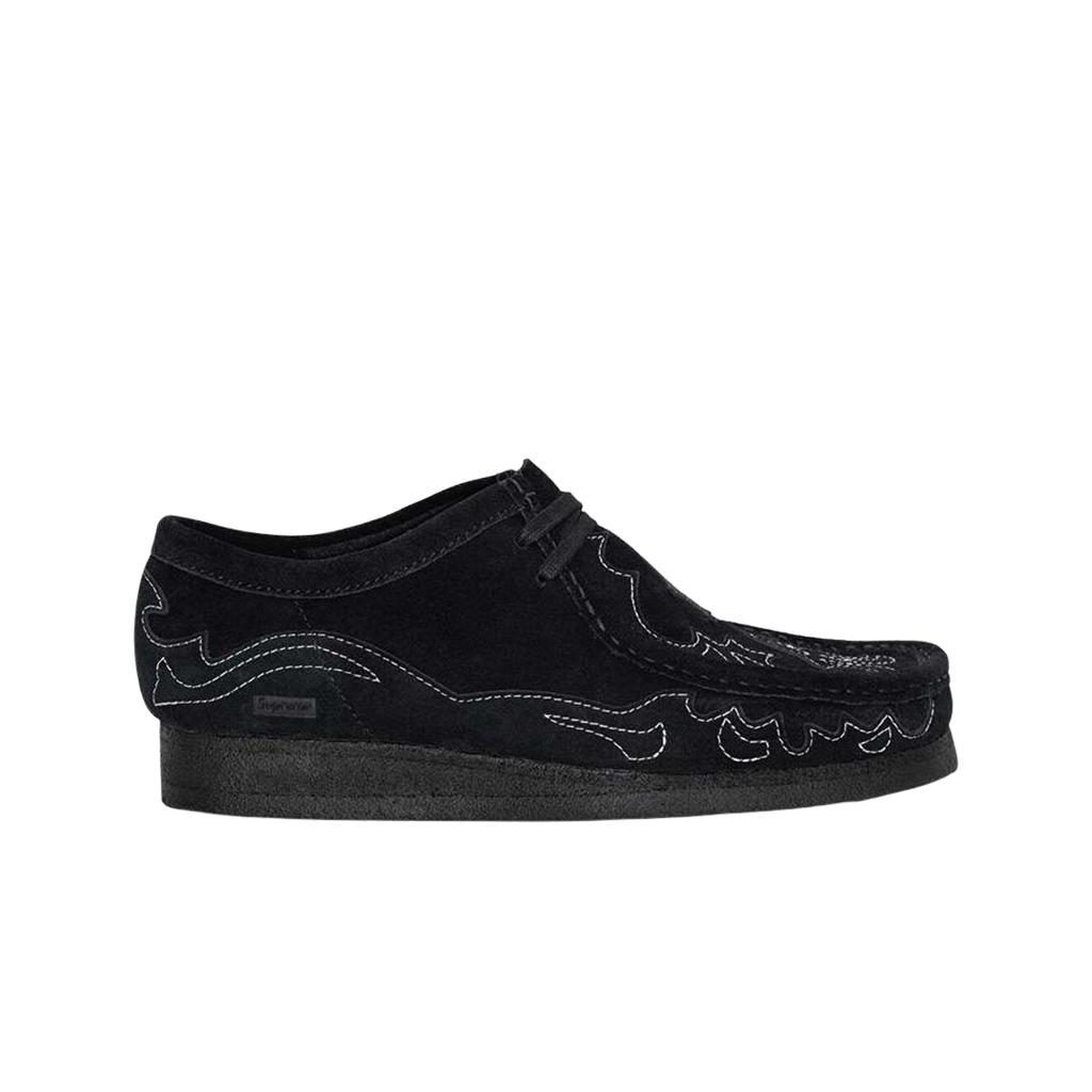 Clarks X Supreme Wallabee Black