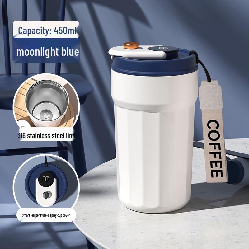 MRSIKEY Dual-Drink Insulated Coffee Travel Mug